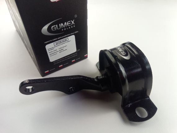 Подушка КПП ВАЗ 2108 з кронштейном, GUMEX, 2108-1001031-10 (20725-GUM) | Зображення 1