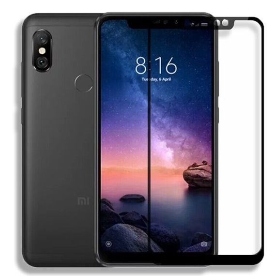 Захисне скло 2.5D на весь екран для Xiaomi Redmi Note 6 Pro | Зображення 1