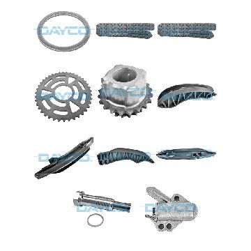 Комплект цепи ГРМ BMW 1/3/5/X1/X3/X5 M47/N47 03 -(без цепи маслонасоса), Dayco, KTC1059,