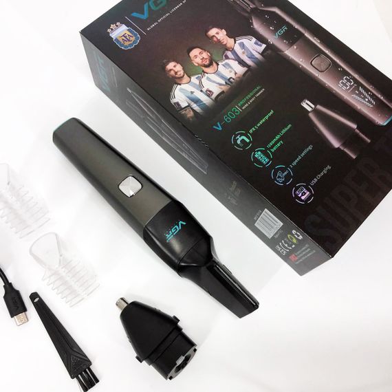 Тример для стрижки волосся у вухах VGR, вух, Тример для носа тример для бороди стрижки носа BY-76 | Зображення 2