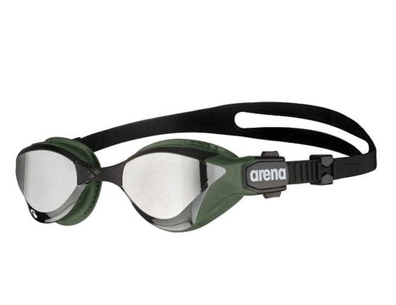 Окуляри для плавання Arena COBRA TRI SWIPE MR оливкова, срібляста OSFM 3468336214824