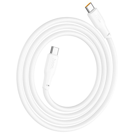 Дата кабель Hoco X93 Force Type-C to Type-C 60W (2m) White | Зображення 2