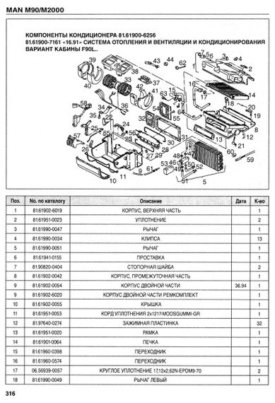 MAN M90 / M2000. Каталог деталей. Книга | Зображення 3