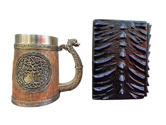 Подарунковий набір Кухоль 3D Вікінг і Дракон і Блокнот 3D «Око Ілюзій» | Зображення 1