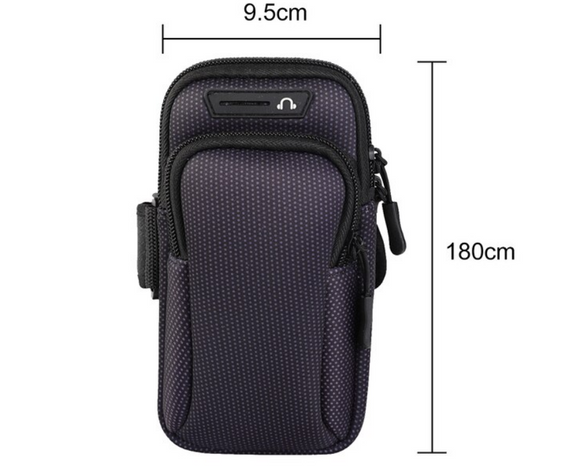 Чехол на руку Primo Sport универсальный спортивный для телефона до 6.5" - Black | Зображення 3
