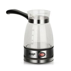 Электрическая турка для кофе RAF R.125 Кофеварка со стеклянной чашей 500мл UL-909 600 Вт