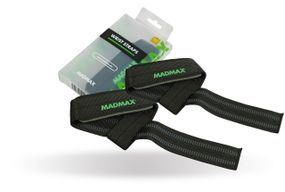 Лямки для тяги Мадмакс MFA-269 Non slide & slip wrist straps Black