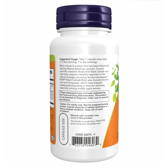 Black Cohosh 80mg - 90 vcaps | Зображення 2