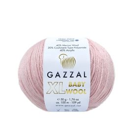 Gazzal BABY WOOL XL No 836 пряжа для в'язання Gazzal
