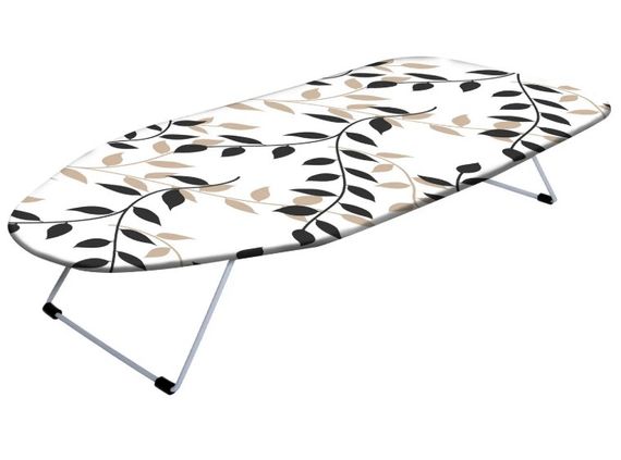 Дошка для прасування Casa Si Table Top 73x30 White/Black Leaves (CS95159P168)