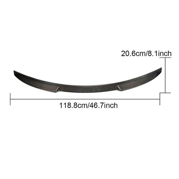Спойлер V1 (для 2018-2020, Карбон) для Mercedes CLS C257 2018- рр | Зображення 5
