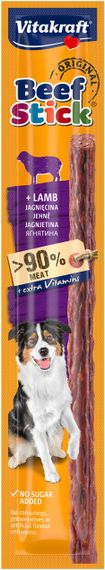 Ласощі для собак з ягнятком Vitakraft Stick Lamb, 12 гр