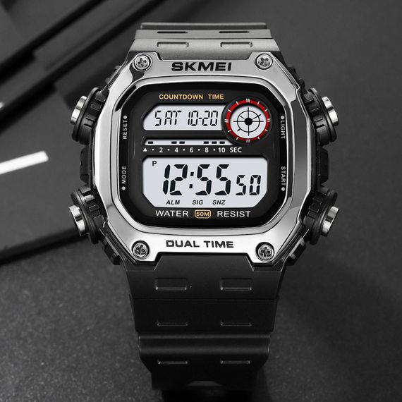 Skmei 2126SIBK Silver-Black | Зображення 4
