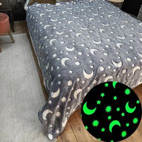 ковдра для дітей Blanket, Світний у темряві плед покривало покривало із зірками Чарівне DR-50