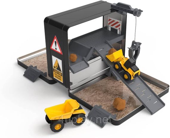 Ігровий набір CAT Little Machines Store N Go: портативний будівельний майданчик у кейсі