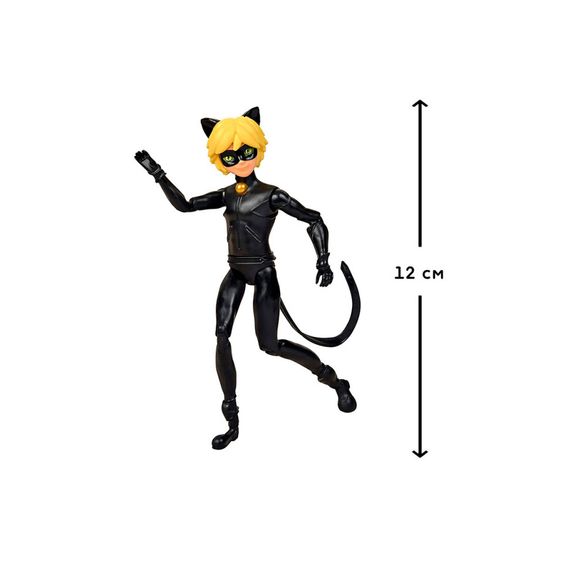 Лялька-хлопчик "Леді Баг та Супер-Кіт" Супер-Кіт Miraculous 50403, 13 см з аксесуарами | Зображення 4