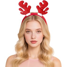 Новорічний обруч Babydoll Універсальний.. Червоний 4509