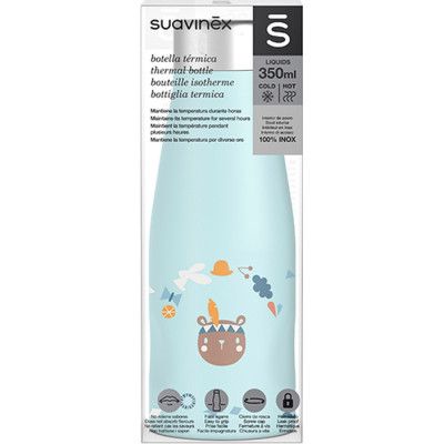 Поильник-непроливайка Suavinex термос "Лесные истории" голубой (401343) | Зображення 1