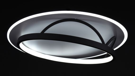 Люстра світлодіодна стельова LED світильник для квартири на стелю лед 27545 Білий 9х47х47 см. | Зображення 4