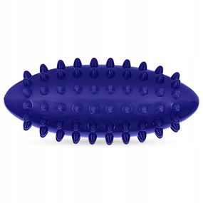 М'яч масажний огірок 4FIZJO Spike Bean 11.5 x 5 см Blue (P-5905973403306)