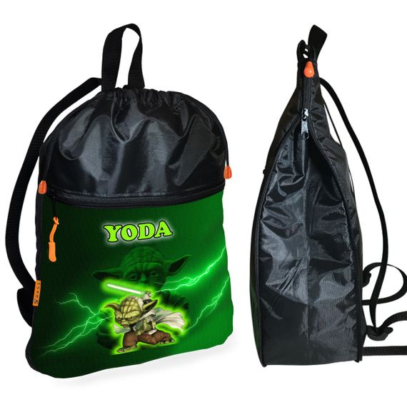 Школьный рюкзак детский Йода Star Wars + Сумка для обуви спортивной формы рюкзак-мешок  для мальчика (01692) | Зображення 1
