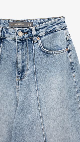 Джинси Baggy жіночі GENUA G01107-0022 46 Блакитний shop (2000999532801) | Зображення 1