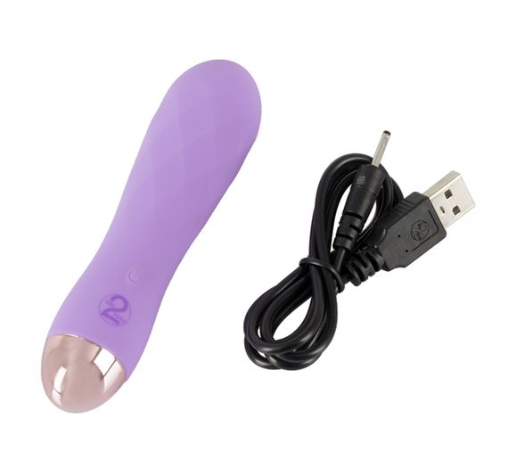 Фіолетовий мінівібратор із незвичайною текстурою Cuties Mini Vibrator Sex Aura | Зображення 5