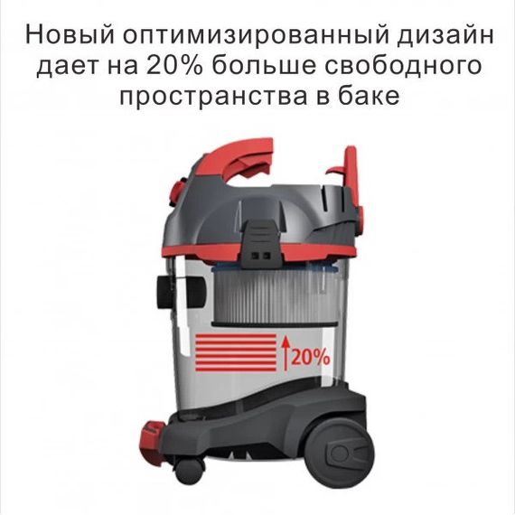 Строительный пылесос Starmix NSG uClean LD-1432 HMT | Зображення 2