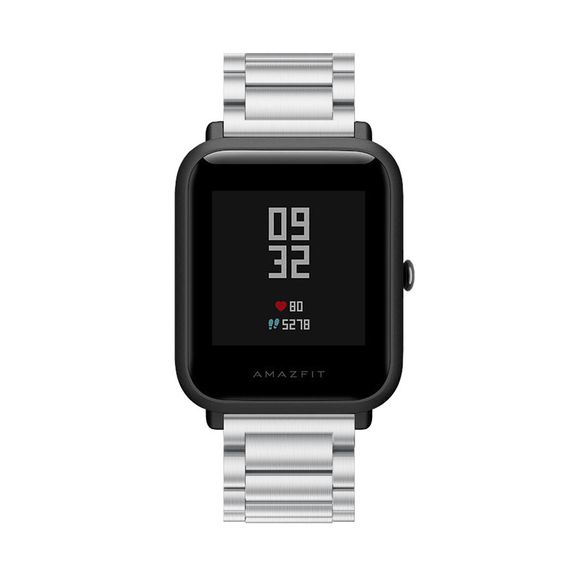 Металевий ремінець Primo для годинника Xiaomi Huami Amazfit Bip / Amazfit GTS - Silver | Зображення 2
