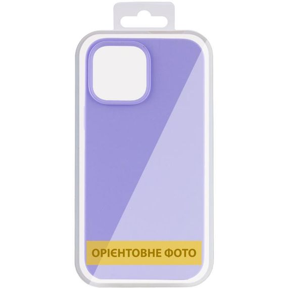 Чохол Silicone Case (AA) NO LOGO with MagSafe для Apple iPhone 17 Pro (6.3") Бузковий / Dasheen | Зображення 1