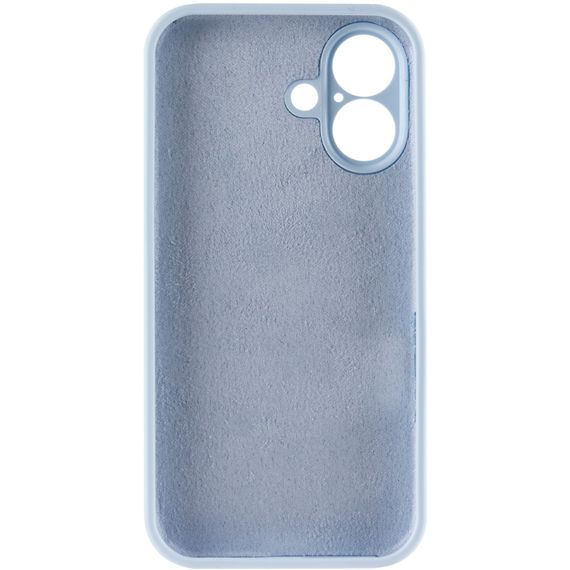 Чохол Silk Full Camera Protective (AA) NO LOGO для Apple iPhone 16 Plus (6.7") Блакитний / Sweet Blue | Зображення 2
