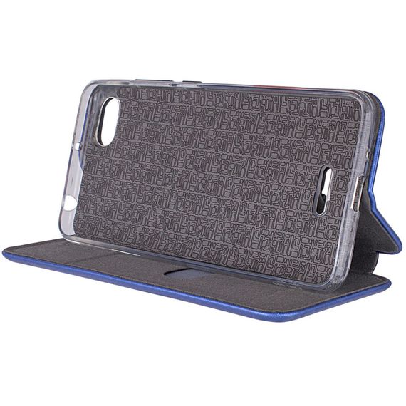 Кожаный чехол-книжка Classy для Xiaomi Redmi 6A Синий | Зображення 1