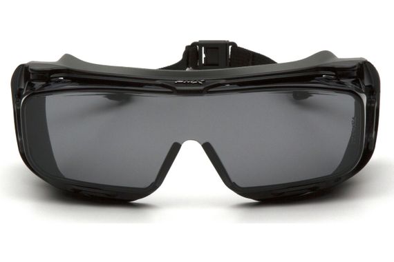 Окуляри захисні з ущільнювачем Pyramex Cappture-Plus (gray) Super Anti-Fog H2MAX, сірі | Зображення 1