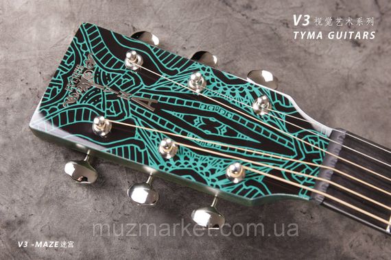 Гітара електроакустична Tyma V-3 Maze | Зображення 5