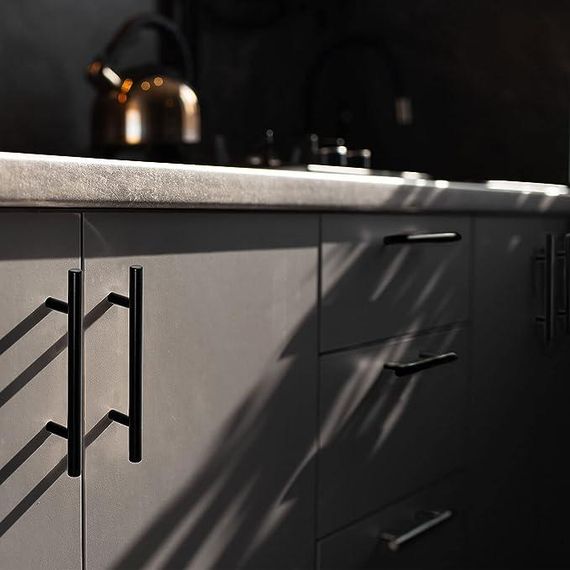 Ручки для шкафа Кухонные ручки Барные ручки Ручки для перил Ручки для ящика шкафа В комплект входят винты | Зображення 3