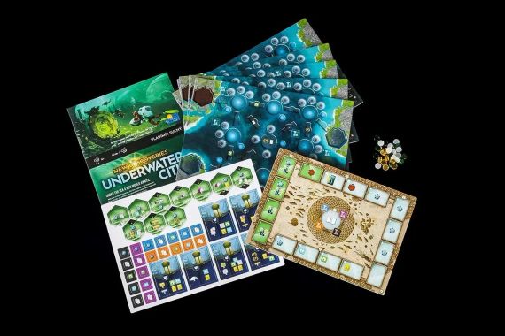 Настільна гра Underwater Cities: New Discoveries (Підводні міста: Нові відкриття) англ. | Зображення 1