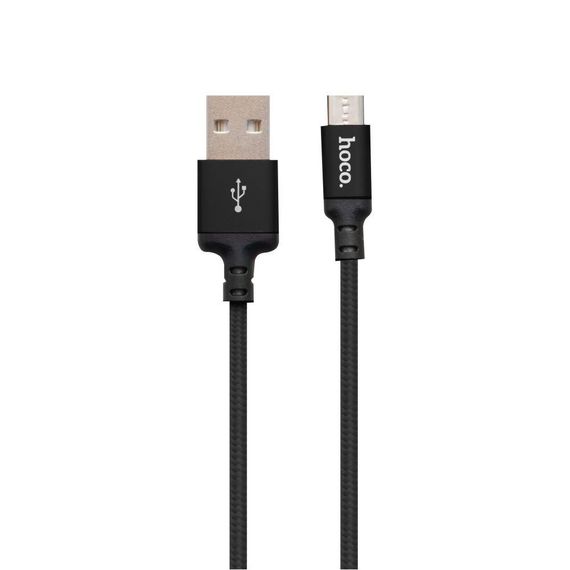 Кабель USB Hoco X14 Times Speed Micro Колір Червоно-Чорний | Зображення 2