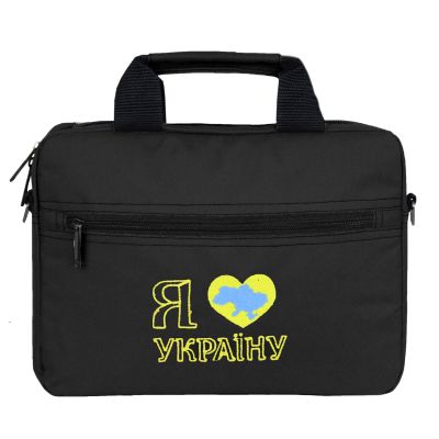 Сумка для ноутбука Porto 12&apos;&apos; PN12 LoveUkraine Black (PN12BK_LoveUkr)