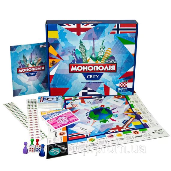 Настольная игра «Монополия мира» 7007 на украинском языке | Зображення 1