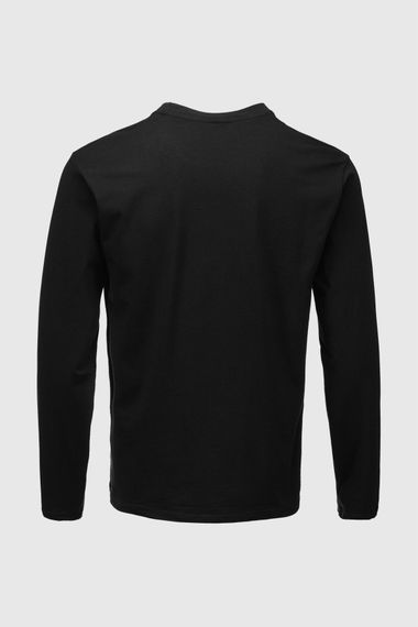 Лонгслів однотонний чоловічий GENUA 2024 5XL Чорний shop (2000990622136) | Зображення 7