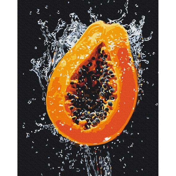 Картина по номерам "Взрыв сочной папаи" BS54145, 40х50 см