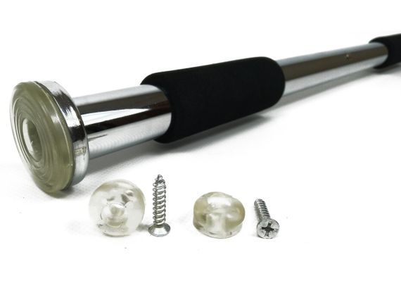 Розсувний розпірний турнік EasyFit 83-130 см Хром (EF-1633-4) | Зображення 2