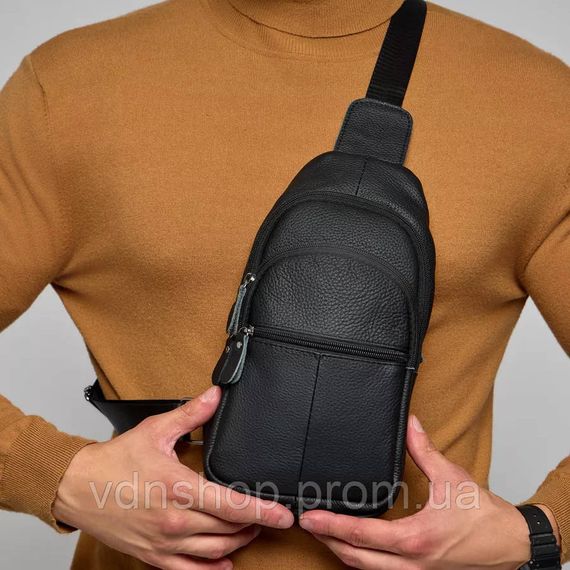 Чоловіча плечова сумка слінг, Сумки слінг чоловічі крос боді, Чоловіча сумка через плече нагрудна SJ-94 | Зображення 4