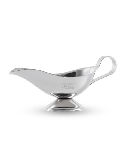Соусник Gipfel GP-6277 21х9х8,5 см 240 мл серебристый