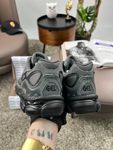 Чоловічі кросівки ASICS Gel-NYC Dark Grey Black (замша , текстиль) 42 26,5 | Зображення 2