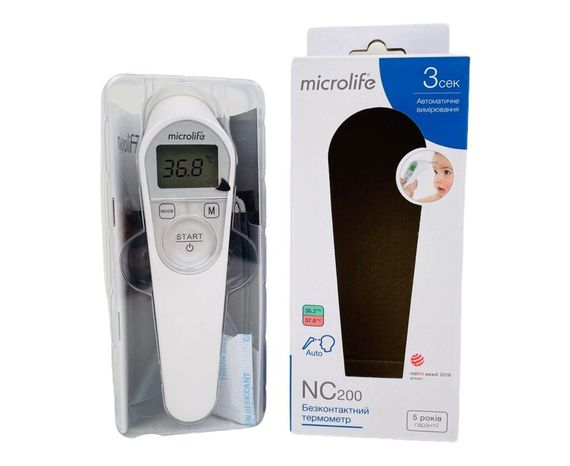 Инфракрасный бесконтактный термометр Microlife NC 200 гарантия 5 лет | Зображення 7