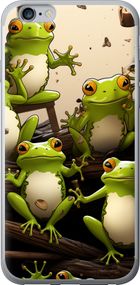 Чехол на iPhone 6 Plus Жабки "5656u-48-17620"