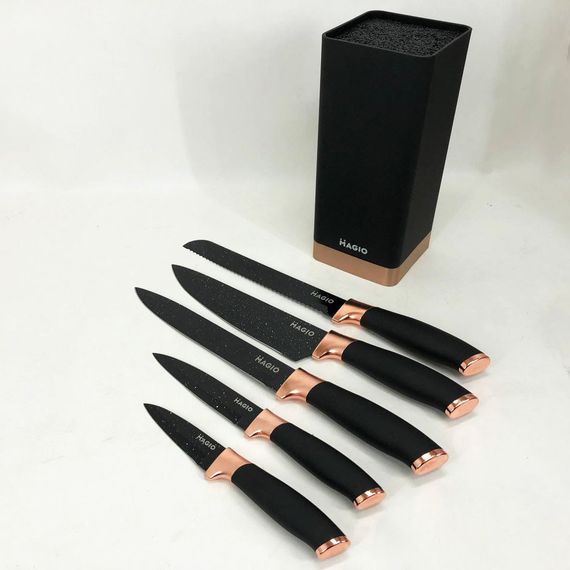 Універсальний кухонний ножовий набір Magio MG-1092 TZ-612 5 шт | Зображення 1