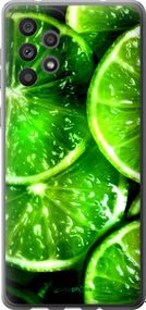 Чохол на Samsung Galaxy A73 A736B Зелені часточки лимона "852u-2586-2448"