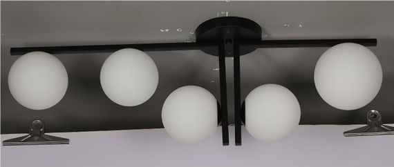 Люстра молекула BR-01 699C/5 G9 BK+WT